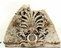 Clay palmete from a tomb at Derveni