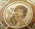 Mosaic floor of a house, detail 2.
