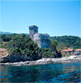 The coastal fort of the monastery