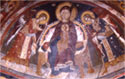 The apse of the old katholikon: the Virgin Platytera