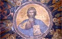Dome of the katholikon: the Christ Pantokrator and angels