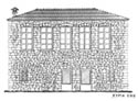 Facade of the building