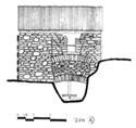 Elevation plan of the the one side