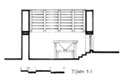 Section plan of the watermill