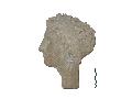 Clay female head, hellinistic time (Antikyra)