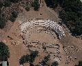 Ancient theatre of Maronia  - panoramic view