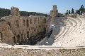 View of the cavea, the skene and the metaskenion of Odeion Herodes Atticus