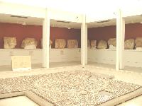 Αρχαιολογικό Μουσείο Λαυρίου, ψηφιδωτό δάπεδο από την παλαιοχριστιανική βασιλική του Λαυρίου.
