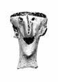 Clay Head of a female mycenaean Idol