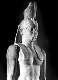 Egyptianising statue from the egyptian sanctuary at Brexila