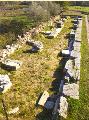 The stoa in the ancient Agora of Lefkada