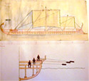 Representation of a trireme