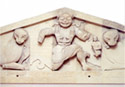 Central theme of the pediment