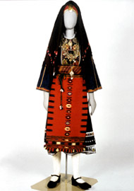 Female folk uniform from East Romylia