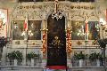 The marble iconostasis of the church, made by the sculptor N. Perakis in 1907