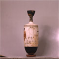 White-ground lekythos by the Bosanquet painter