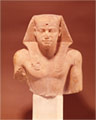 Part of the statue of a Pharaoh