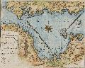 Colored copperplate depicting the siege of Corfou. Around 1720. Sp. Gaoutsis private collection