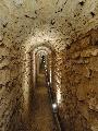 retaining wall of the roman times inside the Tunnel