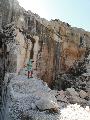 Fourni island, marble quarry Petrokopio