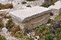 Fourni island, marble quarry Petrokopio. Semi-finished ionic capital