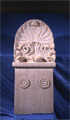 Funerary stele with palmette-shaped crowning member