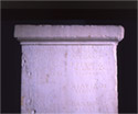 Upper part of the grave stele