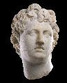 Head of a youth in the type of Alexander the Great, Mid-2nd c. AD
