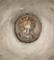 Detail from the inside of a silver kalyx, Pieria prefecture, 350-325 BC