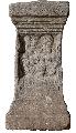 Funerary altar with relief decorations, 2nd c. BC