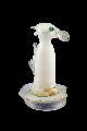 Decorative glass element of a glass vessel, in the shape of a hare, Karitsa, Pieria, 3rd - early 4th c. AD
