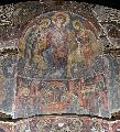 Frescoes of the apse: the Virgin Platytera, Communion of the Apostles, Melismos