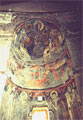 Wall paintings in the apse: the Virgin Platytera, the Communion of the Apostles, the Melismos