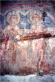 South wall: the military saints Georgios and Demetrios