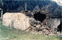 The church after the collapse of the roof (1997)