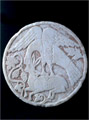 Marble omphalion from the floor