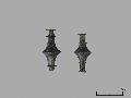 6.	Bronze biconical beads from a burial at Chorygi, 4th-3rd c. BC.