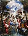 Δομήνικος Θεοτοκόπουλος (El Greco 1541–1614), Η Βάπτιση του Χριστού, 1567-1570. Ιστορικό Μουσείο Κρήτης/ Δήμος Ηρακλείου.