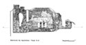 Drawing of the east side from the interior