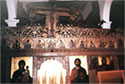 Church of Agios Dimitrios at Gratsiani: the carved and guilt wood templon
