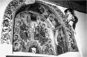 Monastery of Agia Triada: wall paintings in the entrance arch