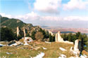View of the acropolis with towers I and II