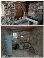 Yiannoulis Chalepas House-Museum. Interior view, before and after the building's restoration works and the implementation of the new museological and museographic proposal.