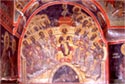 Wall painting on the east wall of the narthex: the Second Ecumenical Council