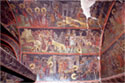 Wall painting in the south vault of the narthex: the martyrdom of various saints