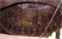 Wall paintings in the dome of the new katholikon