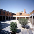 Museum's courtyard