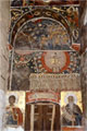 Wall paintings in the narthex of the katholikon