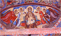 Wall painting in the apse: the Virgin "Platytera"