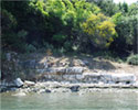 Evidence of isodomic walls in the harbour area